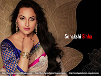sonakshi sinha photo beautiful hd wallpaper hot new look, sonakshi sinha in designer saree with lovely smile