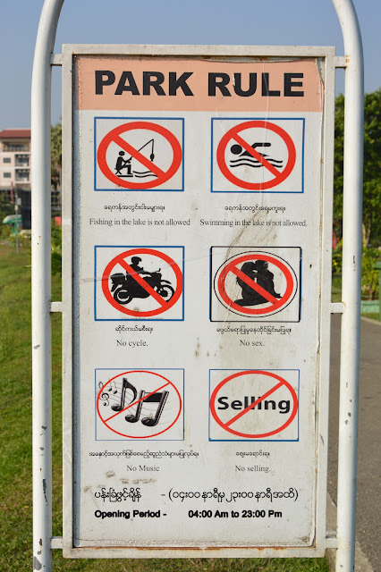 Les règles très restrictives aux abords du lac de Yangon