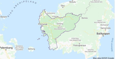 Peta provinsi Kalimantan Barat