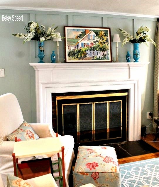 Betsy Speert's Blog Accessorizing a Cottage Fireplace Mantel