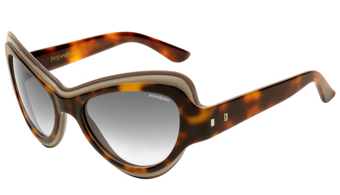 Yves Saint Laurent SS2012 sunglasses: layer it on: YSL6366