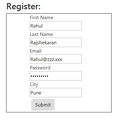 PHP JavaScript: Simple User Registration Form Using PHP, MySQL
