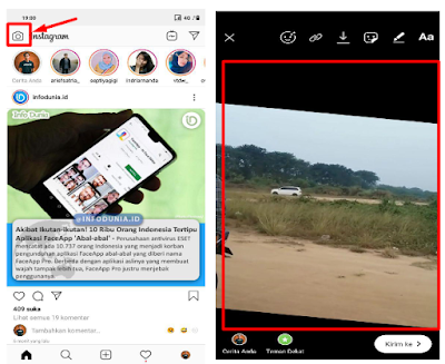 Cara Membuat Swipe Up di Story Instagram Android Tanpa 10K Follower