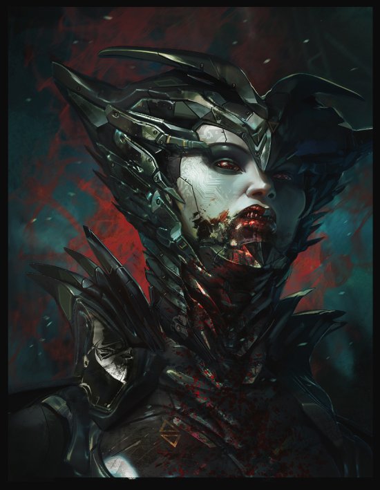 As sombrias ilustrações de ficção científica de Daryl Mandryk Daryl Mandryk artstation arte ilustrações ficção científica sombrio robôs futuristas alienígenas