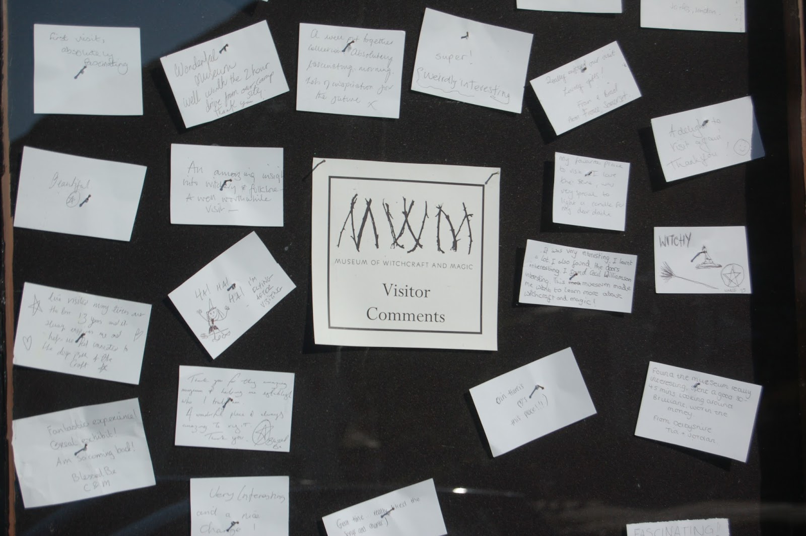 Museum of Witchcraft Diary: August 2015
