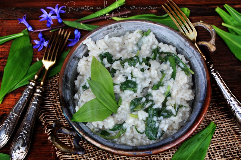 Risotto cu leurda si parmezan