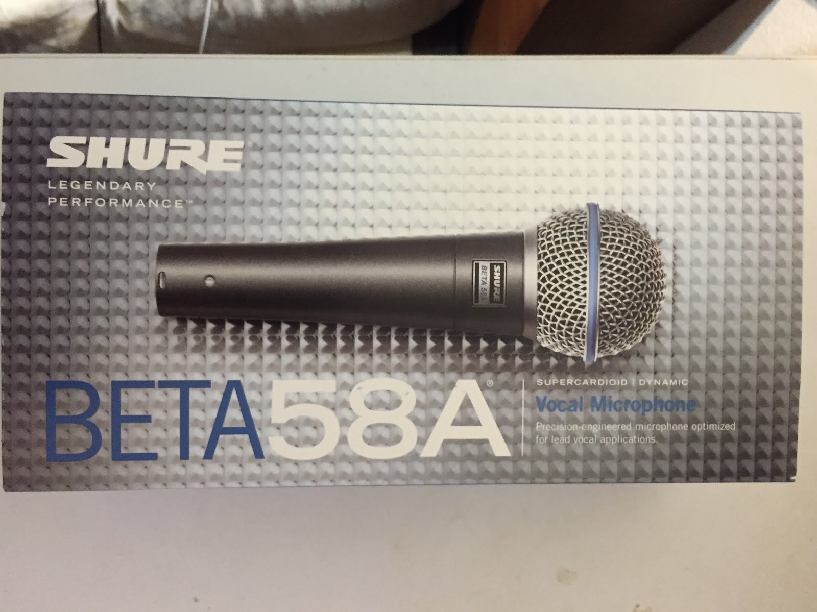 るりの来福記録: SHURE BETA 58A-X(ボーカル用ダイナミックマイク)を 