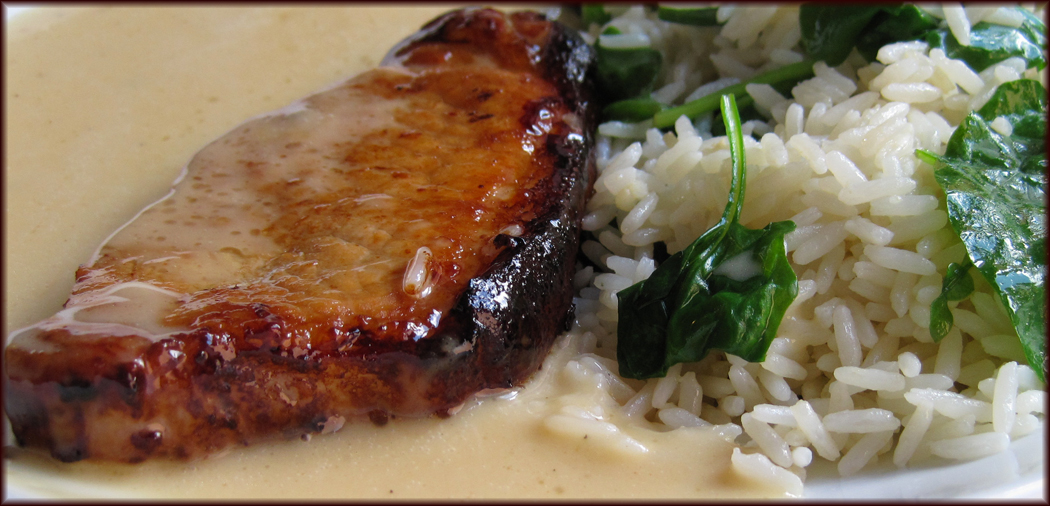 Pork with Apple Cream Sauce Pork with Apple Cream Sauce