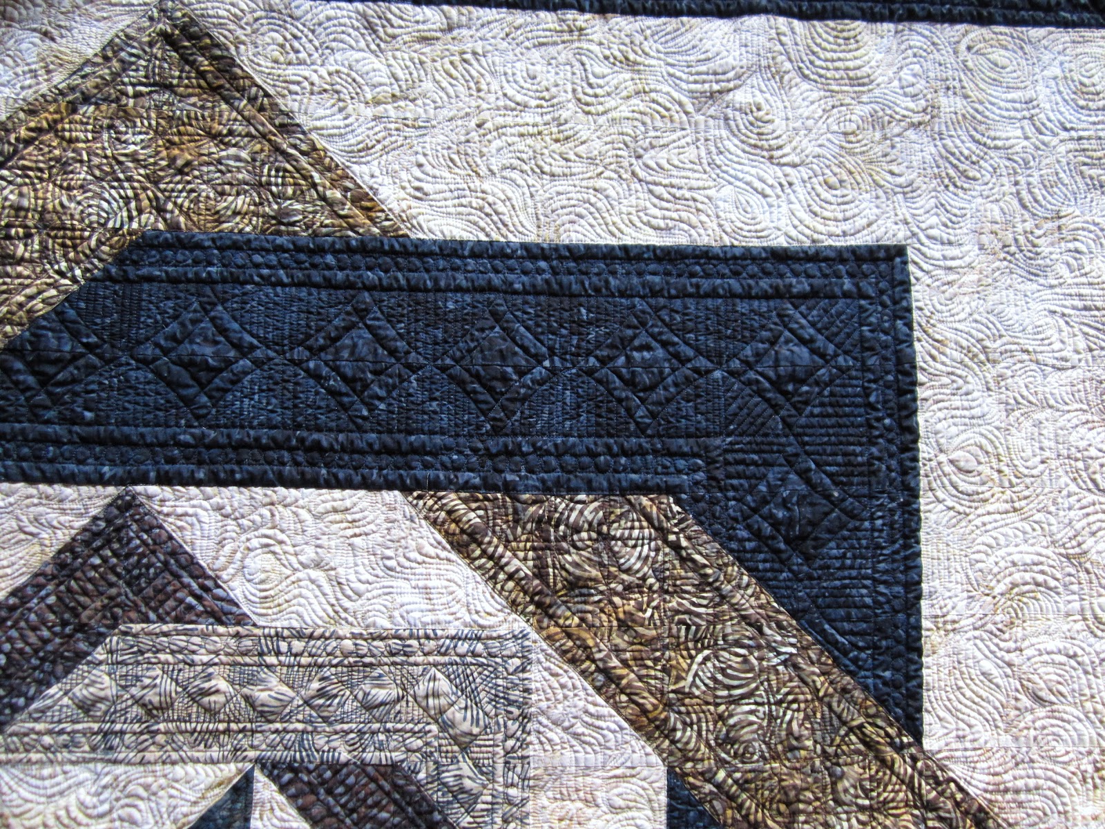 Sue Daurio's Quilting Labyrinth Quilt is done and ready to ship