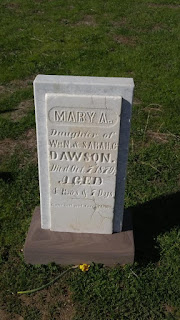 Dawson tombstone