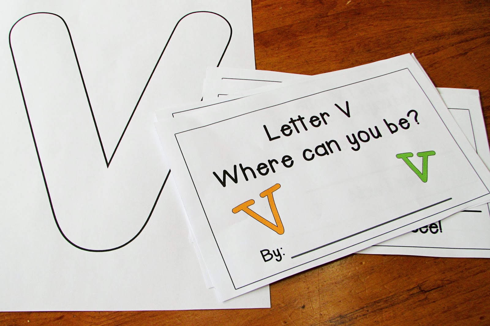 Mommy's Little Helper: Letter V/Volcanoes