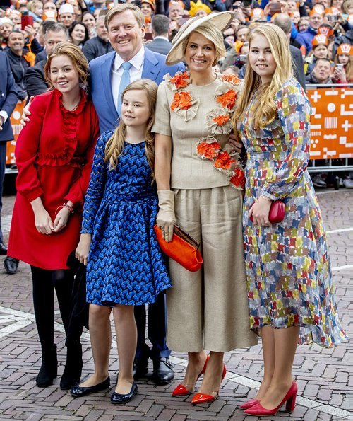 Queen Maxima, Princess Amalia, Princess Alexia, Princess Ariane