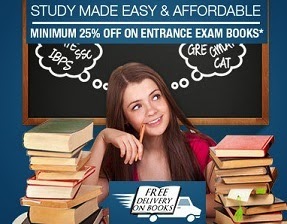 Flat 25% to 52% Discount on All Entrance Exams Books