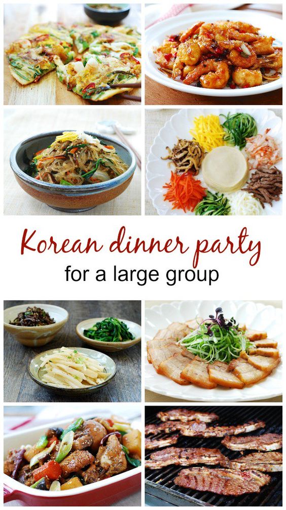 Menus for Korean Dinner Parties - Healthy Recipes Quick Dinner Ideas