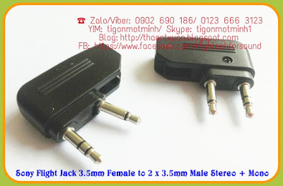 Jack chuyển 2.5, 3.5, 6.3 và dây cáp nối dài cho tai nghe, loa - 9