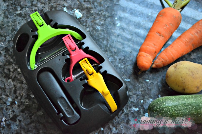 Tupperware Brands Click Series Peeler Set + Spiralizer Review Mommy n