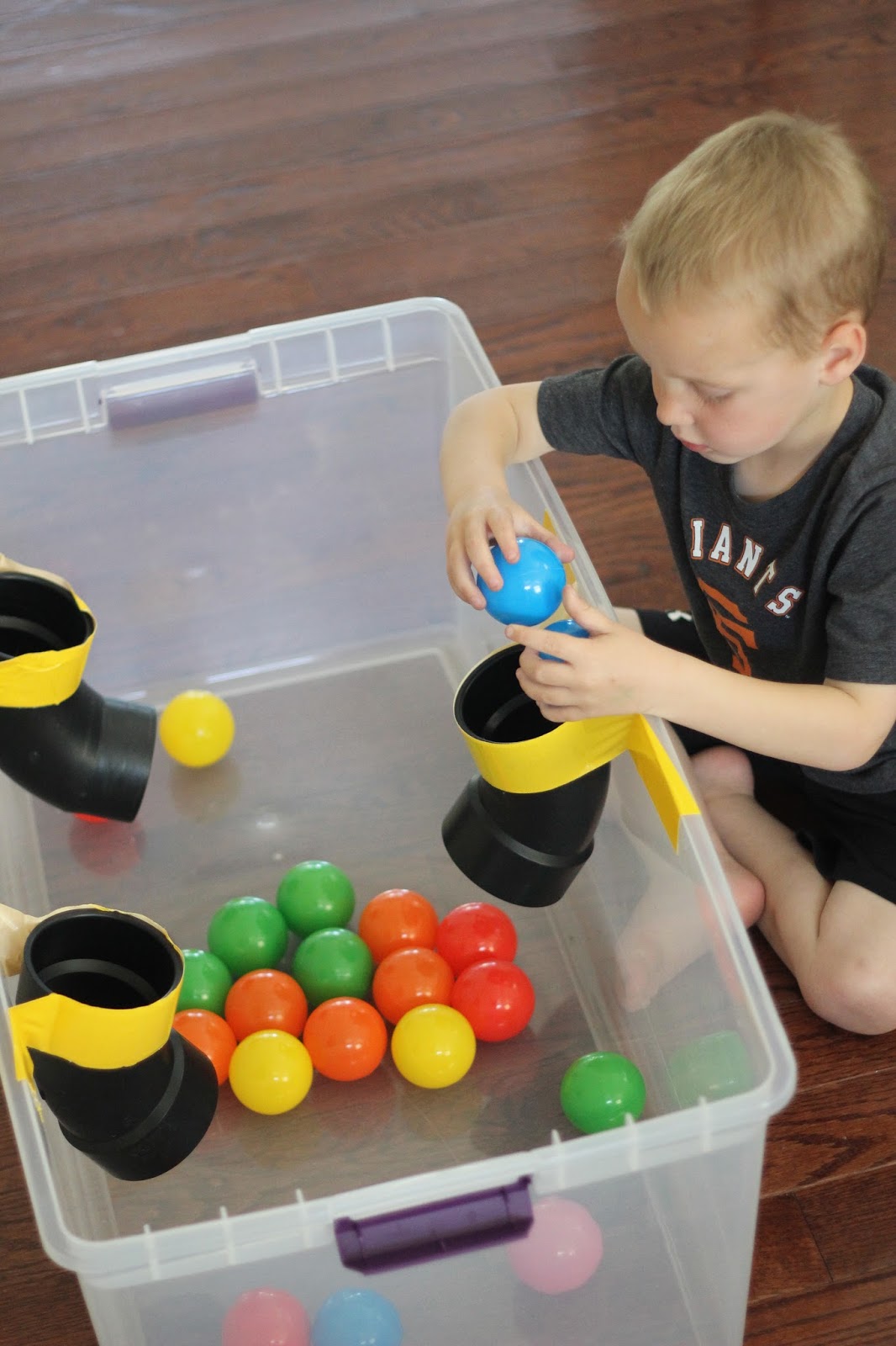 Toddler Approved! PVC Pipe Ball Drop for Kids