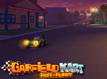 garfield kart fast and furry