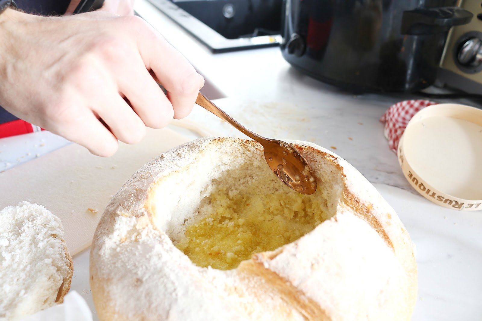 Festive Food Camembert Bread Bowl Recipe