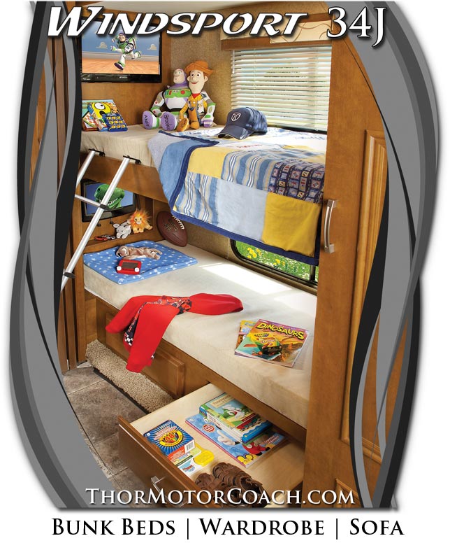 Hot New Class A Motorhomes with Bunk Beds Usher in Summer!! RV Trader