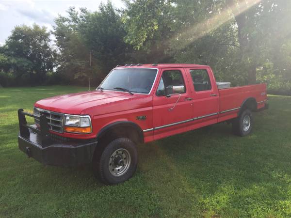 1994 Ford F350 Crew Cab 4x4 Diesel Truck - 4x4 Cars
