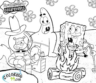 spongebob coloring pages 2013
