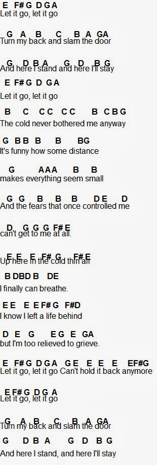 Flute Sheet Music: Let It Go