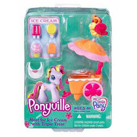 My Little Pony Triple Treat Meet for Ice Cream Singles Ponyville Figure