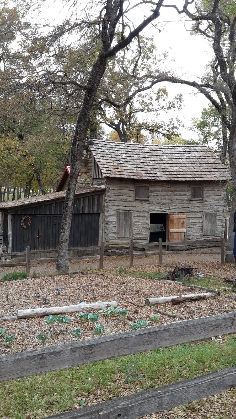Cozy in Texas Log Cabin Village, Fort Worth, Texas