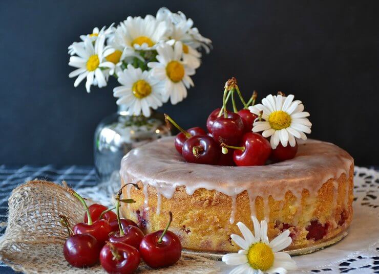 Morrisons Cherry Madeira Slab Cake | Morrisons