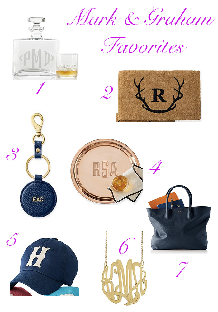 Mary Living Life Monogrammed Favorites from Mark & Graham
