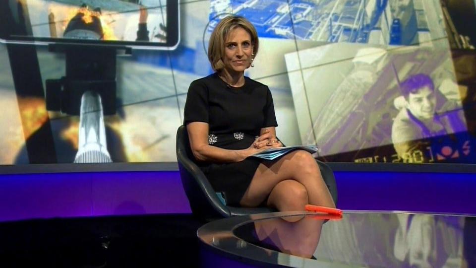 Female Presenter 'Shields Her Pants With A4 Sheets To Stop Upskirting ...