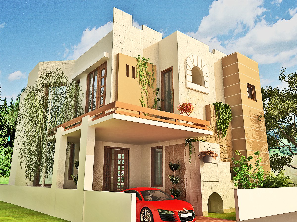  3D  Home  Design  Front Elevation  3D  Front Elevation  com