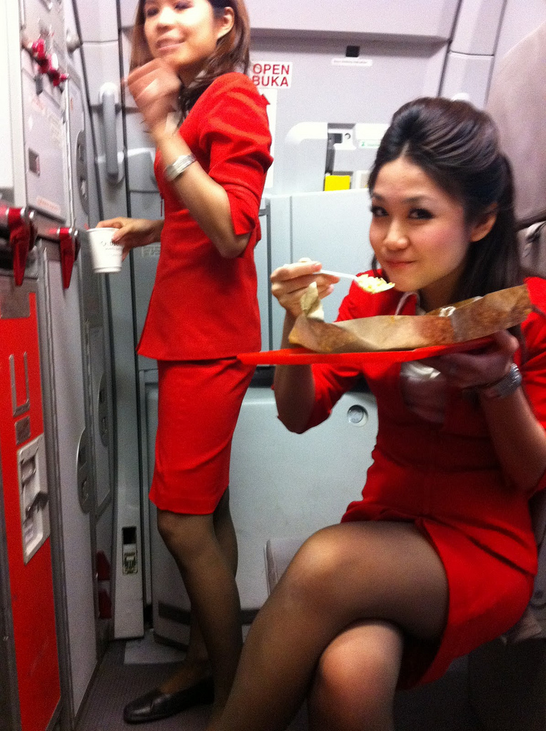 Dinosan World Airasia Stewardess