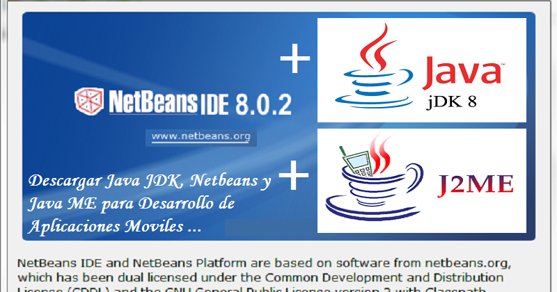 versiones de jdk para netbeans 8.2