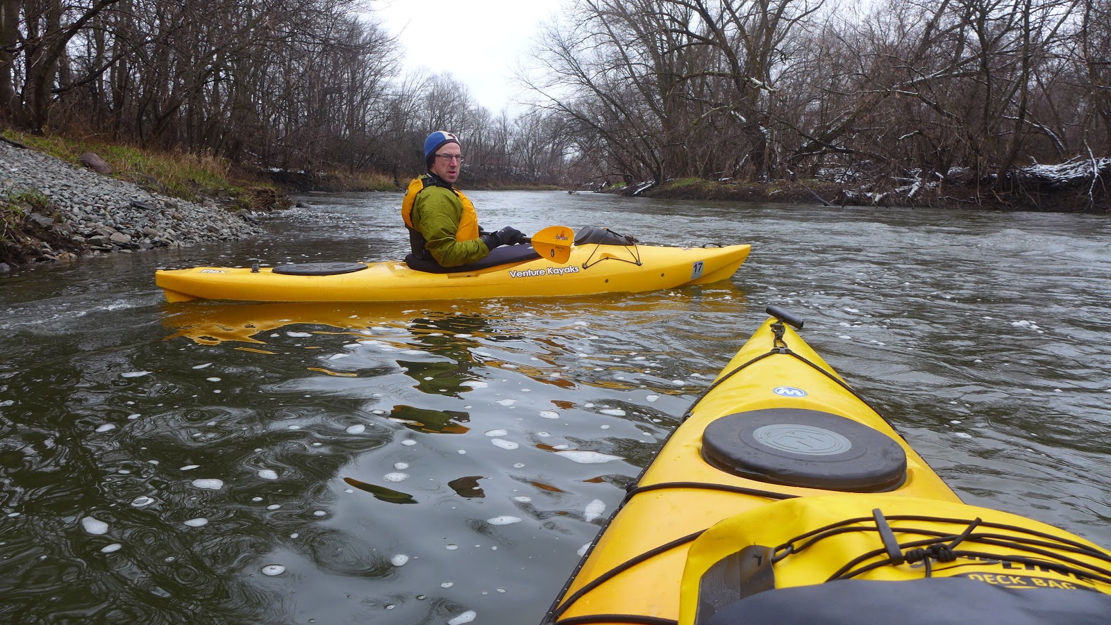 " FULL ON " Winter Kayaking