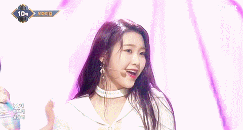 오마이걸 20170511 엠카운트 다운 무대.gif | 인스티즈