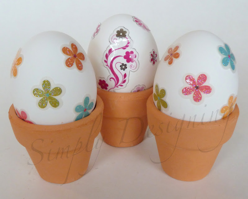 Decorating Eggs with Stickers and Jewels Simply Designing with Ashley