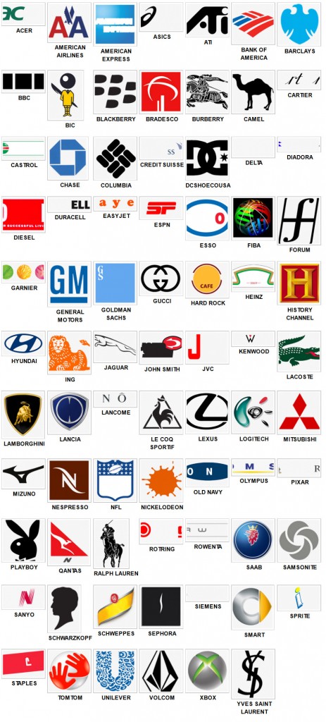 Complete the logo quiz answers - beachfiln
