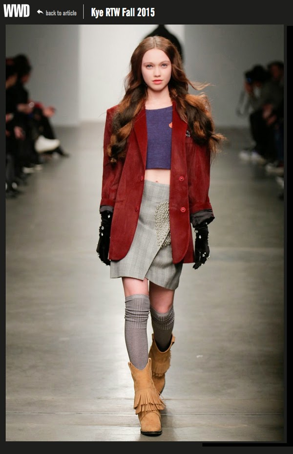 Haley Sutton - NYFW FW 2015 - Kye - Cast Images