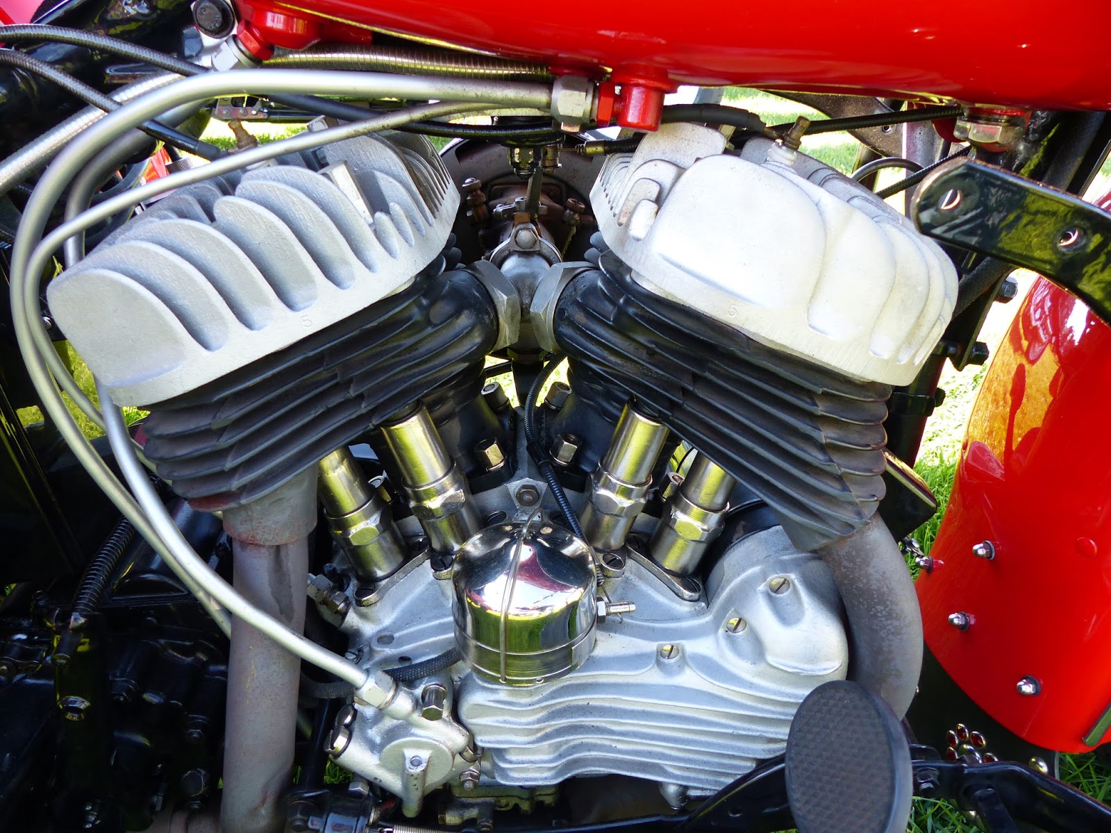 OldMotoDude: 1948 Harley-Davidson Servi-Car parked at the 2016 Hogs and
