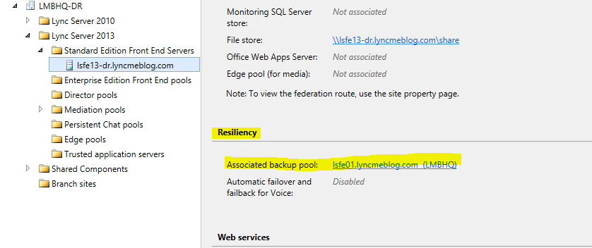Lync Me - Unified Communications Blog: Lync 2013 Standard Edition Pool ...