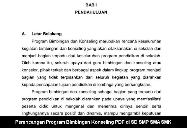 Program Bimbingan Dan Konseling Sma
