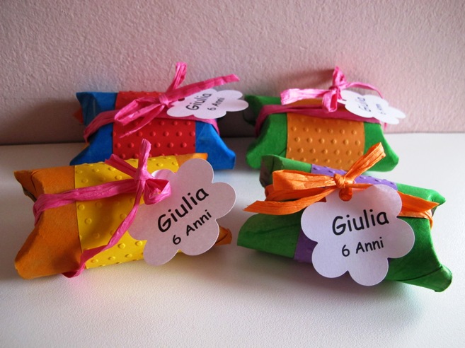 Angolino Di Liana Scatoline Di Compleanno Con Rotoli Di Carta