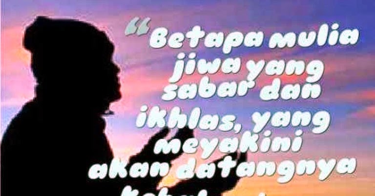33+ Top Gambar Kata Bijak Sabar Menghadapi Cobaan