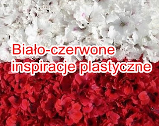 Biało- czerwone inspiracje plastyczne