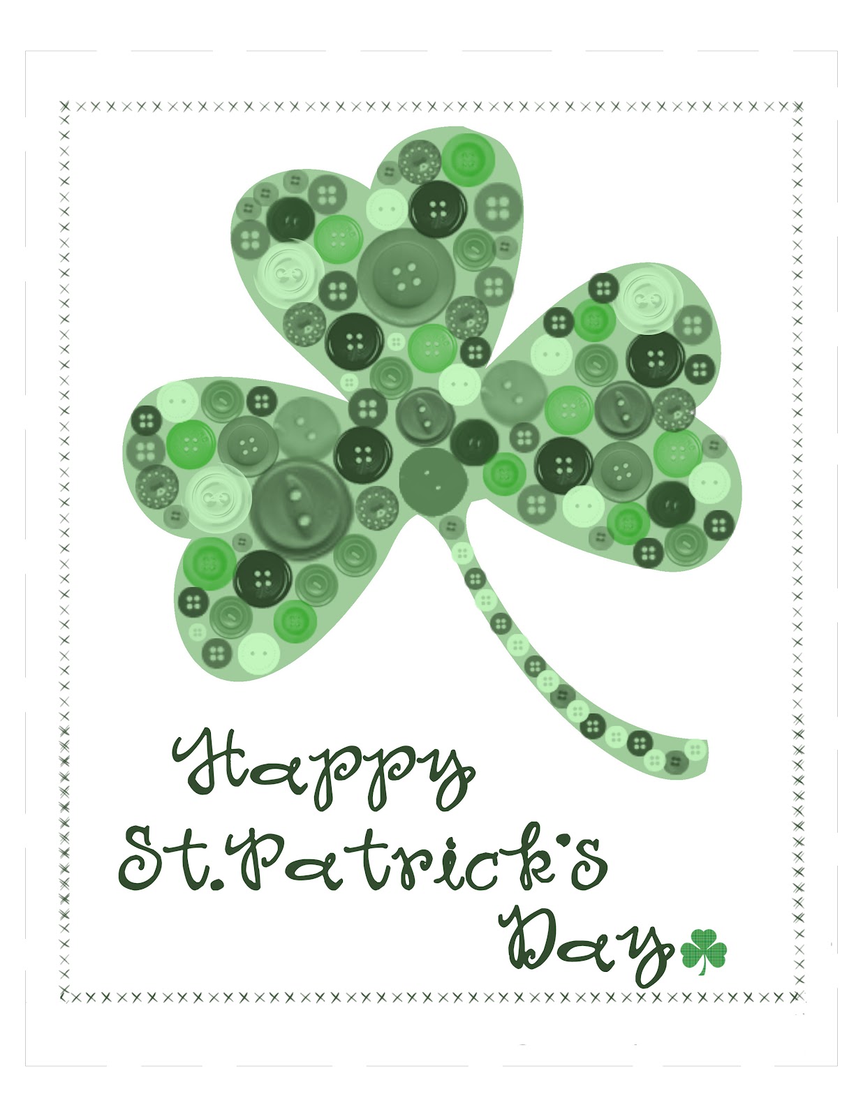 Free printable art for St. Patrick&rsquo;s Day