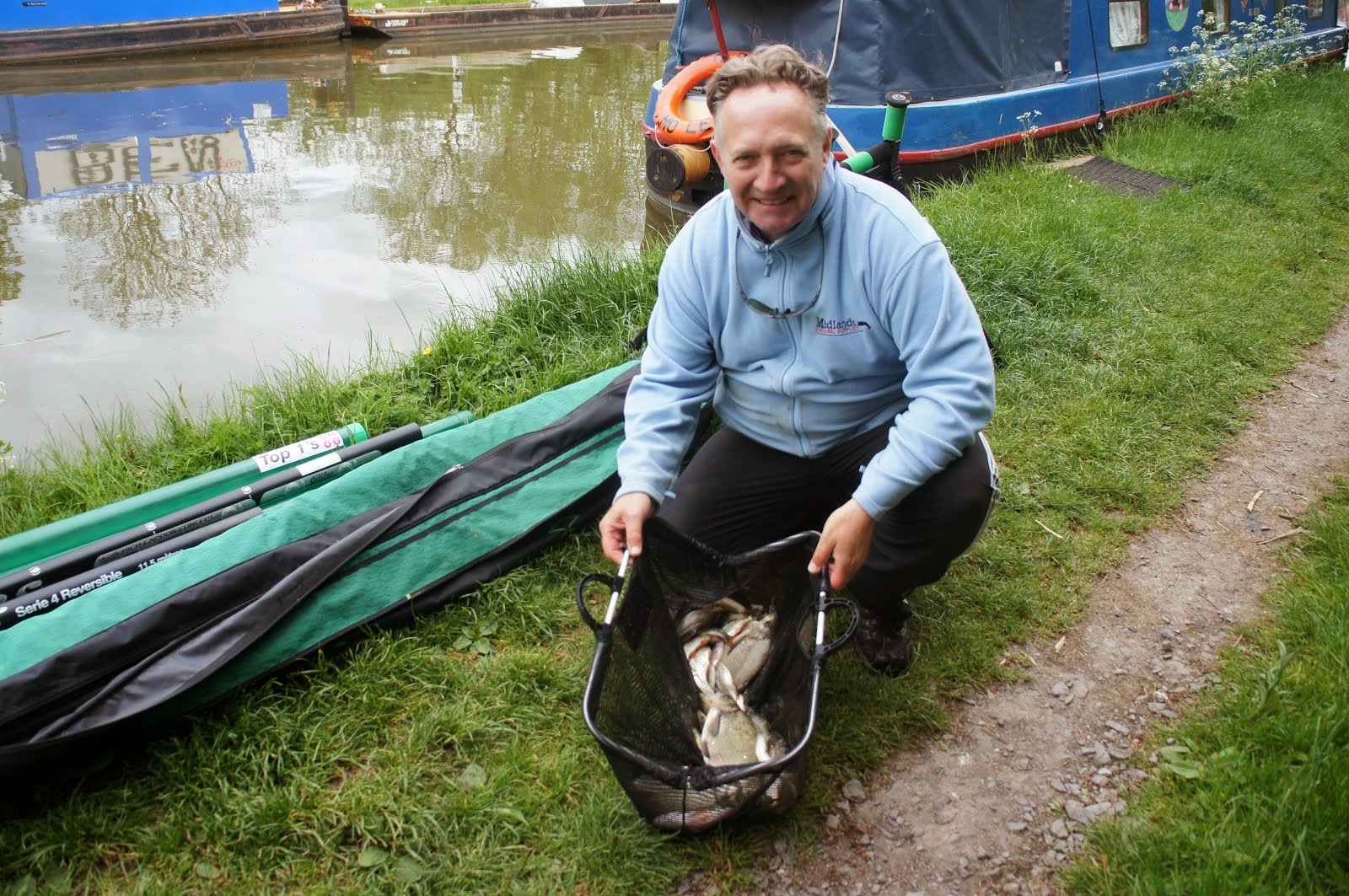 Kilby Bridge canal match with the Wigston AC