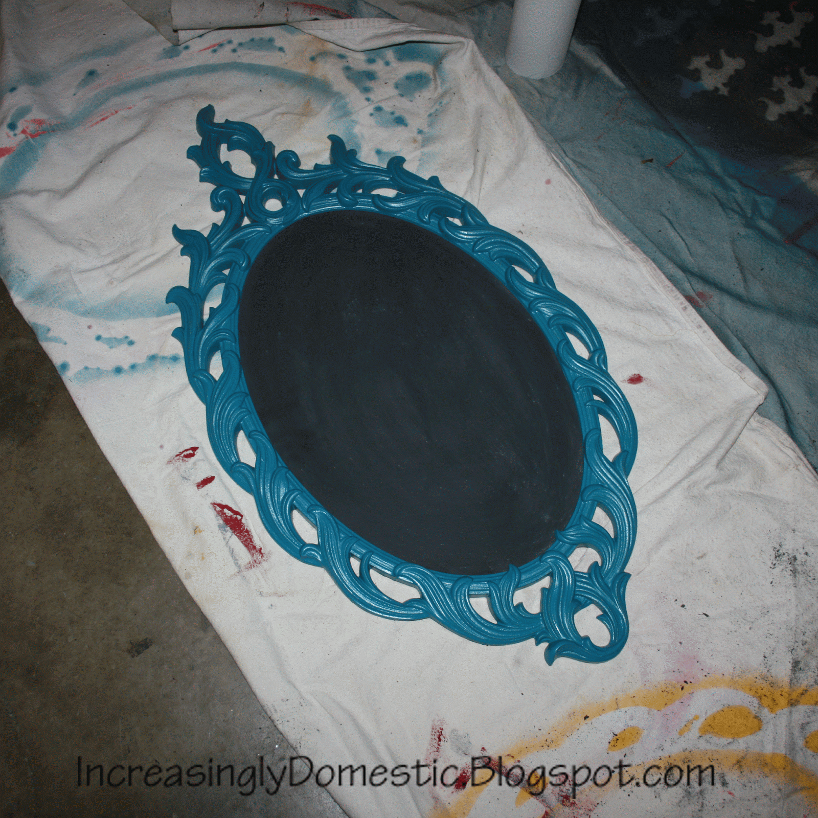 Increasingly Domestic How to turn a Chalkboard Mirror into a, uh