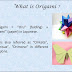 Origami is....